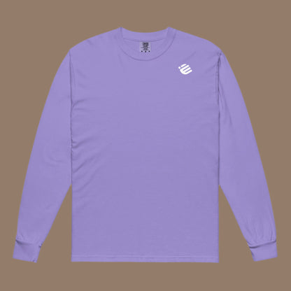 White Logo Long-Sleeve